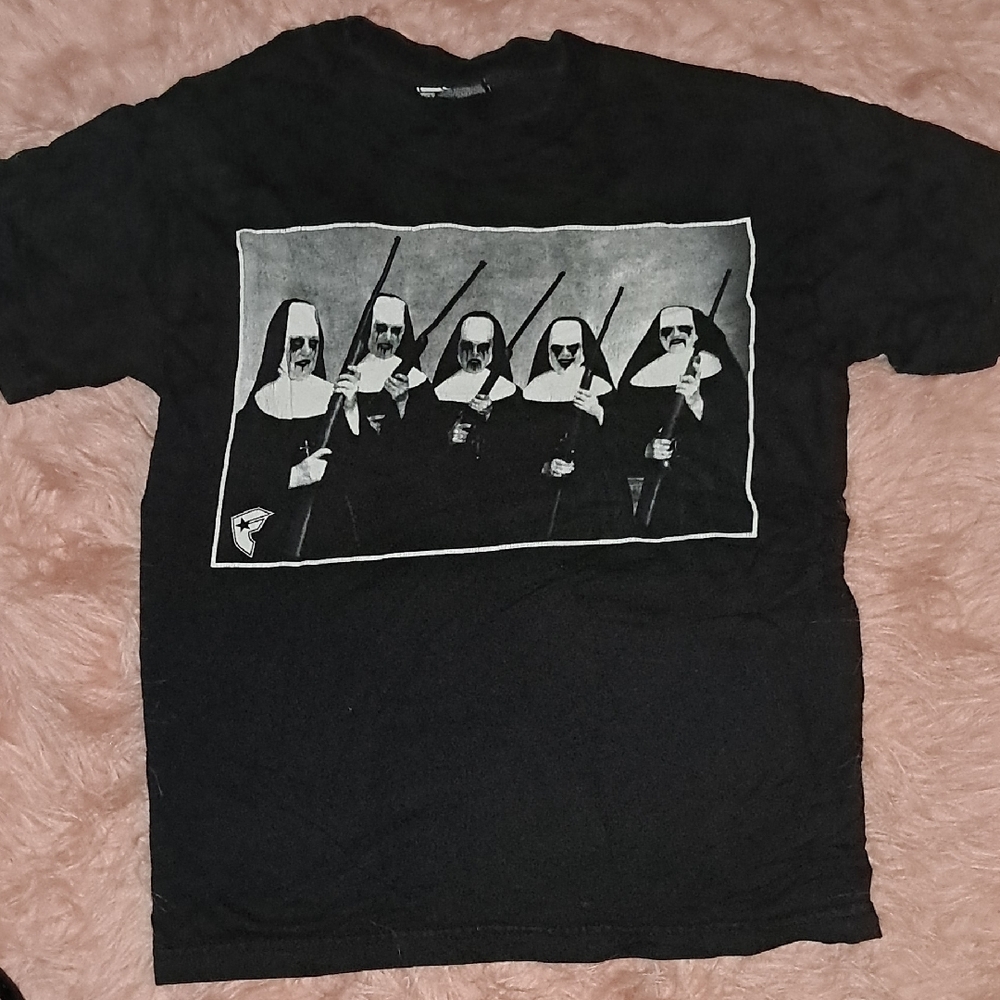Black Graphic Tee with Unique Design